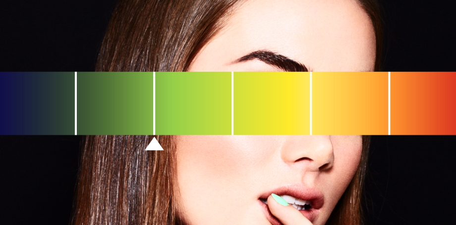 pH level in cosmetics
